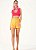 SHORT COLCCI ALFAIATARIA CINTURA ALTA ACETINADO - LARANJA - Imagem 1
