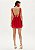 VESTIDO AMARANTE CURTO ARABESCO VERMELHO - Imagem 16