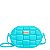 BOLSA PETITE JOLIE - TURQUESA - Imagem 1