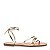 SANDALIA SANTA LOLLA METALCOLOR CRINKLE - OURO CLARO - Imagem 5
