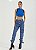 TOP COLCCI CANELADO - AZUL MYTT - Imagem 1