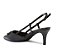 SCARPIN AREZZO SALTO MEDIO NOBUCK SLINGBACK - PRETO - Imagem 14