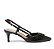 SCARPIN AREZZO SALTO MEDIO NOBUCK SLINGBACK - PRETO - Imagem 4