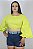 BLUSA SLY WEAR CROPPED - VERDE - Imagem 1