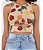 REGATA CROPPED COLCCI FRUTAS- BEGE - Imagem 1