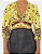 BLUSA CROPPED COLCCI ESTAMPADA - AMARELO - Imagem 4