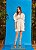 VESTIDO COLCCI CURTO LINHO - OFF SHELL - Imagem 1