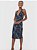 VESTIDO COLCCI MIDI PAVAO - AZUL MARINHO - Imagem 1