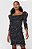VESTIDO COLCCI CURTO ESTAMPADO COM APLICACAO - Imagem 1