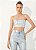 TOP JEANS COLCCI CORSET METALIC FOIL - Imagem 1