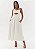 VESTIDO AMARANTE DE ALÇA SUPER MIDI- BRANCO - Imagem 1