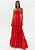 VESTIDO AMARANTE LONGO DE ALÇA - VERMELHO - Imagem 1
