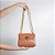 BOLSA  JORGE BISCHOFF TRANSVERSAL AVELÃ CORRENTE COURO - Imagem 7