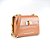 BOLSA  JORGE BISCHOFF TRANSVERSAL AVELÃ CORRENTE COURO - Imagem 1