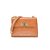 BOLSA  JORGE BISCHOFF TRANSVERSAL AVELÃ CORRENTE COURO - Imagem 2