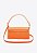 BOLSA SCHUTZ TIRACOLO LIZ CHAIN COURO PEQUENA LARANJA - Imagem 22