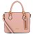 BOLSA SANTA LOLLA COM ALCA TRANSVERSAL - ROSADO - Imagem 1