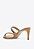 SANDALIA SCHUTZ LOGO PEDRARIA - NUDE - Imagem 3