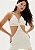 VESTIDO AMARANTE LONGO DE CRISTAIS - BRANCO - Imagem 1