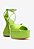 SALTO ALTO SCHUTZ TRISH COUROS - VERDE - Imagem 9