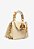 BOLSA SCHUTZ TIRACOLO PEQUENA BELIEVE CROCO - CREME - Imagem 2