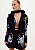 JAQUETA AMARANTE BIKER COM BORDADO - PRETO - Imagem 1