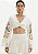 BLUSA AMARANTE COM TORÇAO MANGAS EVASE - OFF WHITE - Imagem 1