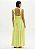 VESTIDO AMARANTE  LONGO DRAPEADO - AMARELO - Imagem 3