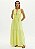 VESTIDO AMARANTE  LONGO DRAPEADO - AMARELO - Imagem 1