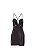 VESTIDO FORUM CURTO RECORTES- PRETO - Imagem 1
