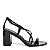 SANDALIA SANTA LOLLA SALTO MEDIO VERNIZ ANZELI - PRETO - Imagem 9