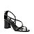 SANDALIA SANTA LOLLA SALTO MEDIO VERNIZ ANZELI - PRETO - Imagem 1