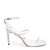 SANDALIA SANTA LOLLA SALTO ALTO COURO PELICA SOFT - BRANCO - Imagem 1