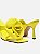 SALTO ALTO FINO AREZZO FLOR COURO- AMARELO - Imagem 4