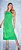 VESTIDO MIDI RAMO SELVAGEM ALÇAS COM CORRENTE- VERDE - Imagem 1