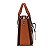 BOLSA SANTA LOLLA TOTE ALCA FINA TRAMADA- CINAMON - Imagem 4