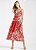 VESTIDO FORUM MIDI ACINTURADO BOTANIC RED - Imagem 1