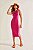 VESTIDO COLCCI CANELADO - ROSA ULTRA ROSE - Imagem 1