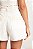 SHORT SLY WEAR SARJA COM CINTO E RENDA - OFF WHITE - Imagem 2