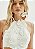 VESTIDO AMARANTE LONGO COM CUT CUT- OFF WHITE - Imagem 5