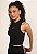 TOP COLCCI CANELADO - PRETO - Imagem 1