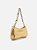 BOLSA AREZZO BAGUETE COURO CORRENTE- DOURADA - Imagem 3