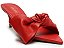 SANDALIA AREZZO COURO SALTO FINO MAXI - VERMELHO - Imagem 1