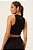 TOP COLCCI CANELADO COM ZIPER - PRETO - Imagem 3