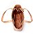 BOLSA SANTA LOLLA SHOPPER PESPONTO- COGNAC - Imagem 3