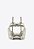 MOCHILA SCHUTZ CHARMS COURO- PRATA - Imagem 6