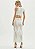 VESTIDO AMARANTE SUPER MIDI COM TORCAO- BRANCO - Imagem 2