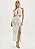 VESTIDO AMARANTE SUPER MIDI COM TORCAO- BRANCO - Imagem 1
