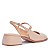 SCARPIN SANTA LOLLA SALTO BAIXO COURO NOBRE - NUDE ROSADO - Imagem 3