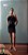 VESTIDO AMARANTE CURTO COM BABADOS - PRETO - Imagem 1